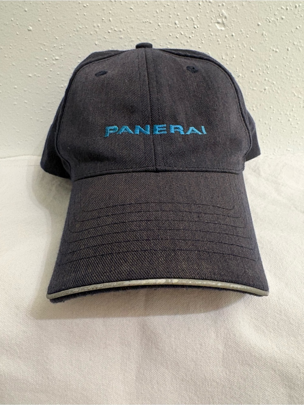Panerai Charcoal Baseball Cap with Blue Logo